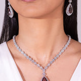 Oria Plum Pendant Set