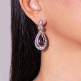 Oria Plum Pendant Set