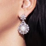 Cherley White Diamante Necklace Set