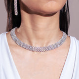 Lana White Diamante Necklace Set