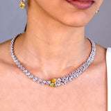 Helena Yellow Necklace Set