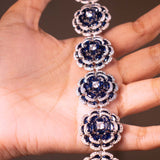 Vespara Blue Sapphire Necklace Set