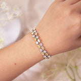 Viora Yellow Tennis Bracelet