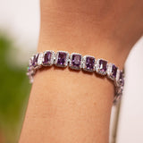Amara - Amethyst Purple Tennis Bracelet