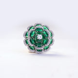 Vespara Emerald Green Ring