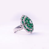 Vespara Emerald Green Ring