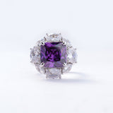 Aster Amethyst Purple Ring