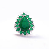 Victoria Emerald Green Ring