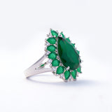 Victoria Emerald Green Ring