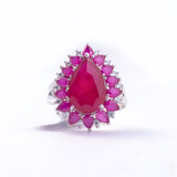 Victoria Ruby Pink Ring