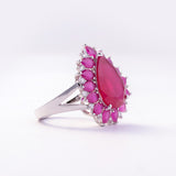 Victoria Ruby Pink Ring
