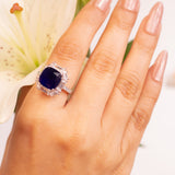 Zorella sapphire blue Ring